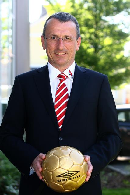 Gerhard Götschhofer, Präsident des Oberösterreichischen Fußballverbandes.