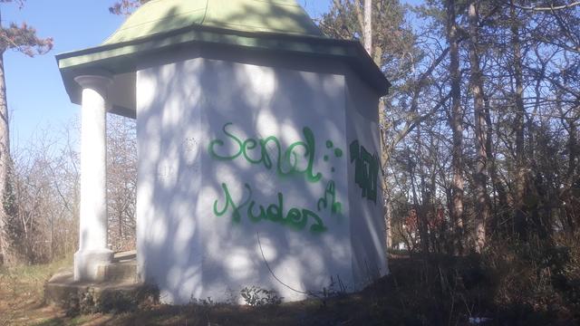 Der Vandalenakt ärgerte den Hollabrunn Alexander Rockenbauer sehr.