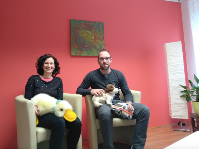 Sonja Welt und Thomas Graf, die Leiter der beiden Standorte Gmünd und Zwettl des Kinderschutzzentrum Waldviertel