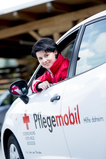 Auch die Mitarbeiter der mobilen Pflege und Betreuung des Roten Kreuzes stehen derzeit vor ganz besonderen Herausforderungen.