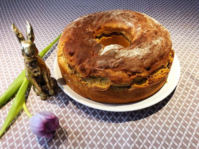 Ostern kann kommen! Der Kärntner Reindling ist schon mal fertig.