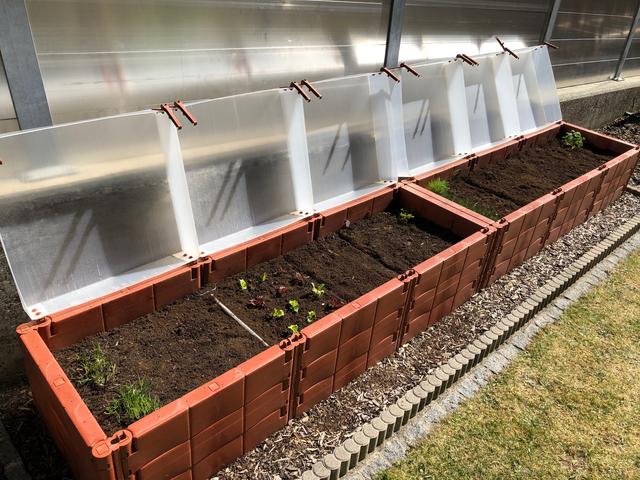 Der Frühling kann kommen: Der Garten ist nun auch hergerichtet.