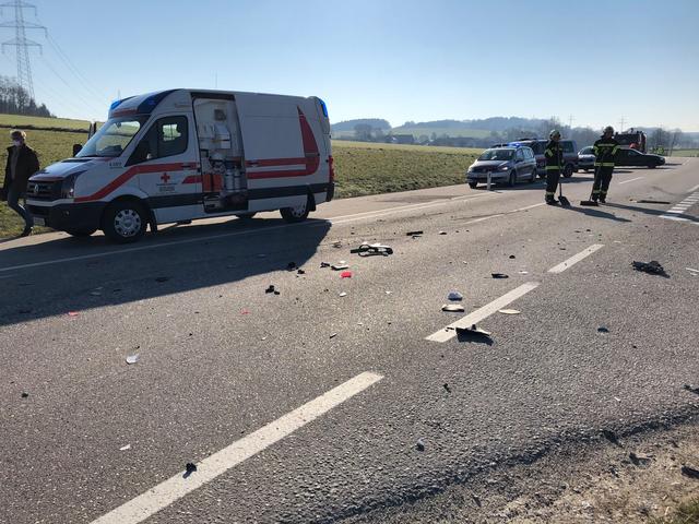 Die Feuerwehren Eitzing und Mehrnbach führten die Aufräumarbeiten durch.