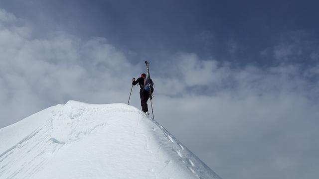 Die Skitourengeher wurden angezeigt.
