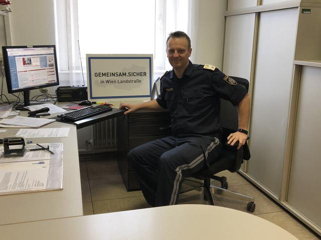 Sicherheitskoordinator Richard Lipp im Einsatz für den dritten Bezirk.