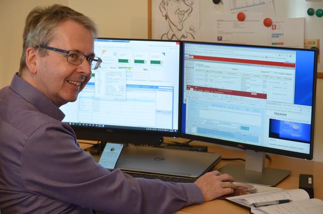 Heinz Ganzer vom IT-Management der LIEB-Unternehmensgruppe berichtet von den Herausforderungen der IT-Branche, damit Home Office erst möglich wurde.