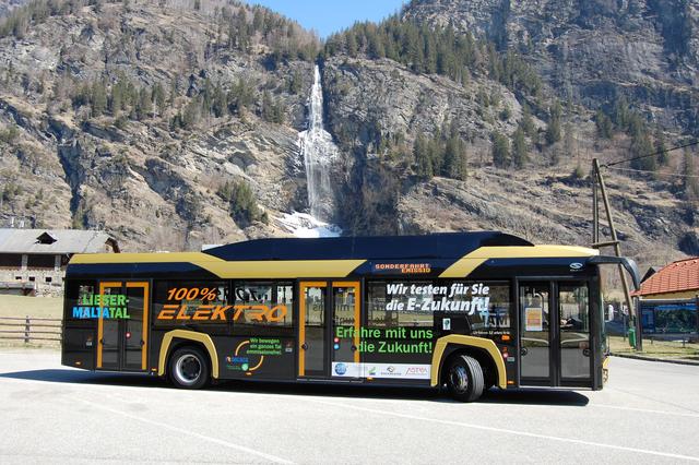 In Oberkärnten wird ein E-Bus getestet.
