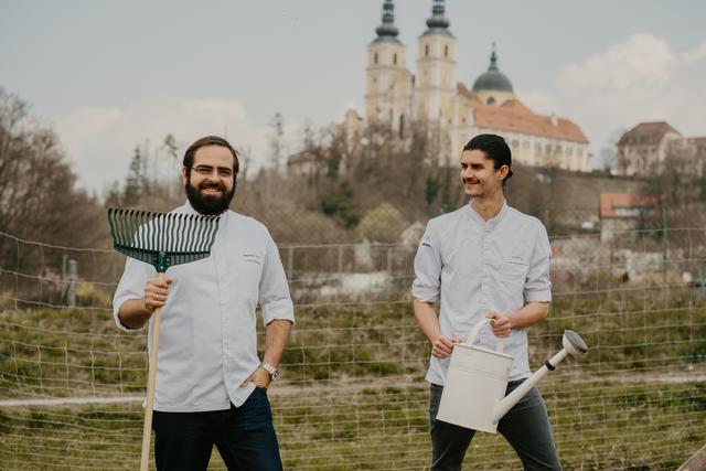 Stellen sich in den Dienst der guten Sache: Alexander Posch (l.) und Harald Irka