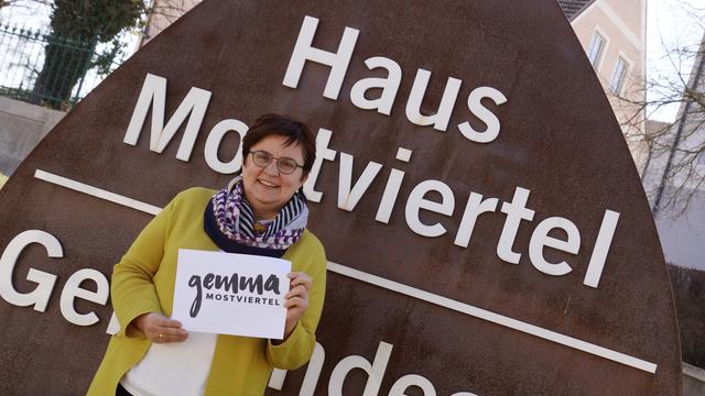 "Gemma Mostviertel": Landtagsabgeordnete und Moststraße-Obfrau Michaela Hinterholzer.