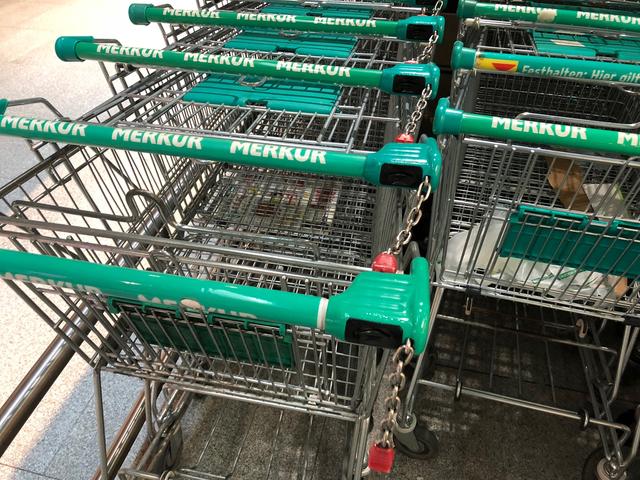 Ekelfaktor Einkaufswagerl.