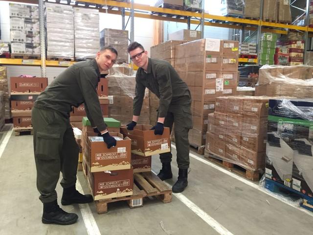 Jonathan Knessl und Dominik Simmel waren wieder im Hilfseinsatz.
