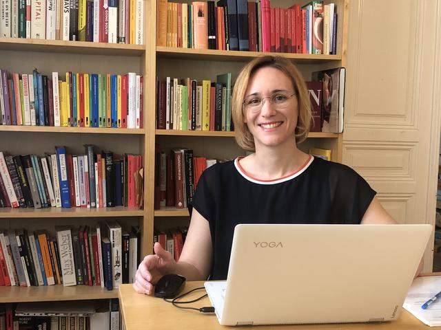 Bezirksvorsteherin Lea Halbwidl (SPÖ) kümmert sich im Homeoffice um die Belange der Wiedner.