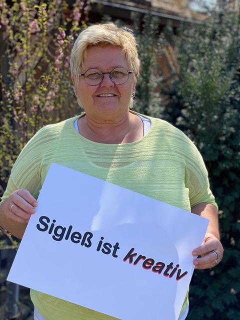 GV Ruth Ehrenböck steckt mit ihrer Kollegin GV Katrin Knopf hinter den kreativen Ferienspielen der Gemeinde Sigleß