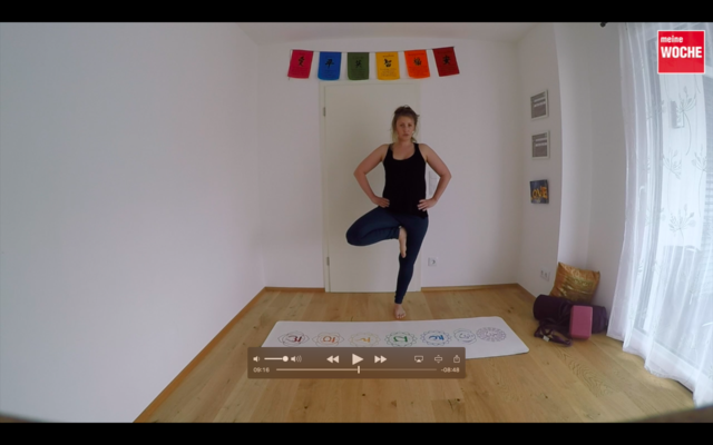 Eine weitere Yoga-Einheit mit Tatjana Weitzer.