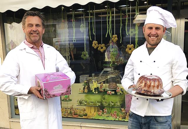 Konditor-Produkte aus Meisterhand: Stefan und Christopher Saliterer.