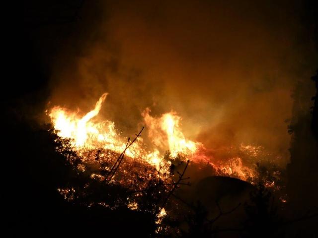 Aufgrund der Trockenheit breitet sich das Feuer rasant aus. Die Brandursache ist noch unklar. | Foto: Privat