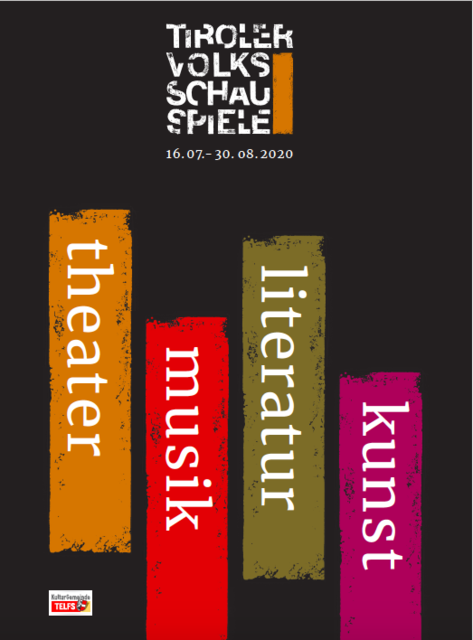Grafischen Entwurf für den heurigen Theatersommer von Designer Günther Thöni.