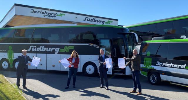 Südburg und Pendlerforum Burgenland verlängerten die Gültigkeit derPendlermehrfachkarte. | Foto: Südburg