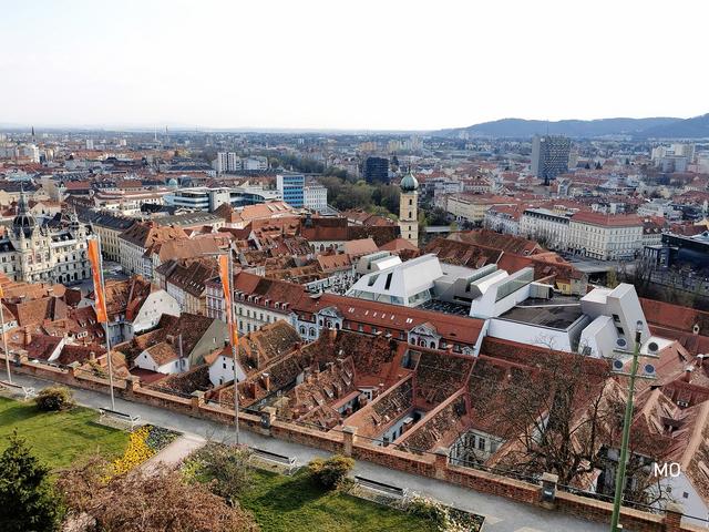 Blick über Graz, Corona-Krise