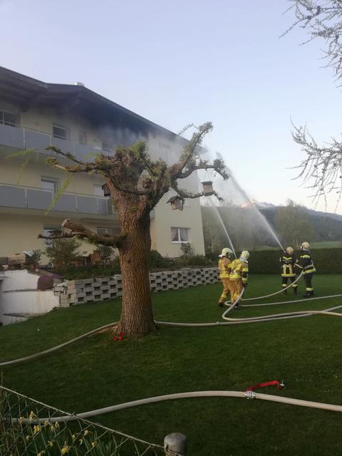 Im Einsatz standen 50 Mann der Freiwilligen Feuerwehr Mils und Hall.