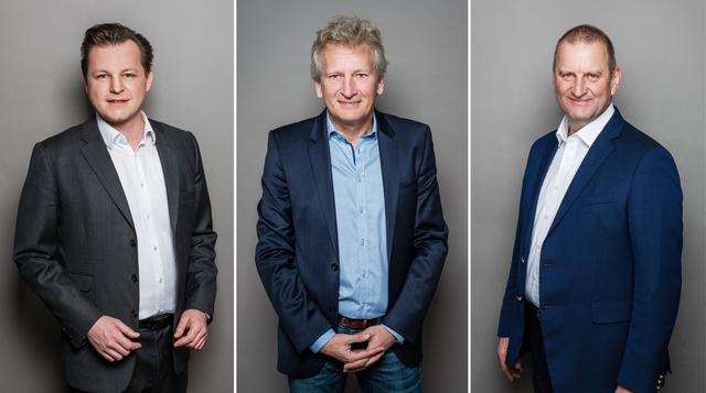 Künftiger bz-Geschäftsführer Gerhard Riedler (Mitte) mit den RMA-Vorständen Georg Doppelhofer (li.) und Gerhard Fontan (re.) | Foto: RMA