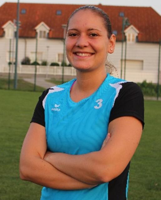 Spielerin Julia Fugger hält sich mit Laufen und Kräftigungsübungen derzeit fit. | Foto: UFC Laxenburg Frauen