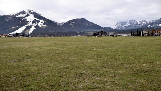 Noch grüne Wiese - hier entsteht das neue Sozialzentrum. | Foto: Schweinester