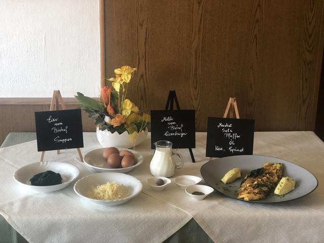 Das Spinatomelette | Foto: Semriacherhof
