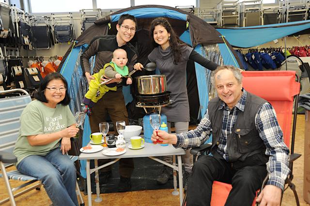 Alex Falle mit seiner Familie