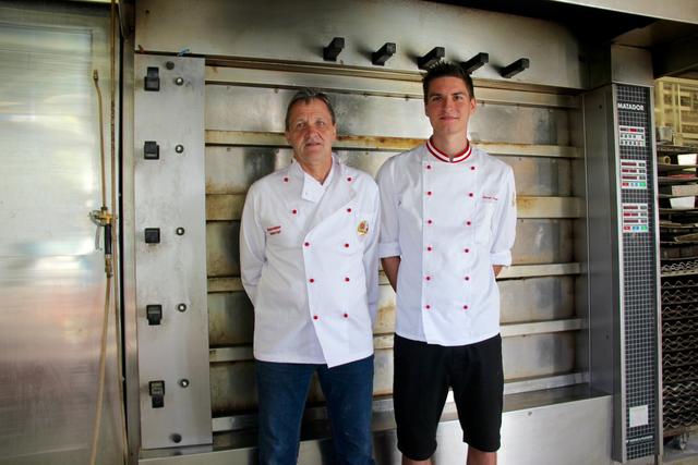 Die Bäckermeister Karl und Jürgen Steiner: "Zusammen werden wir die Krise meistern".