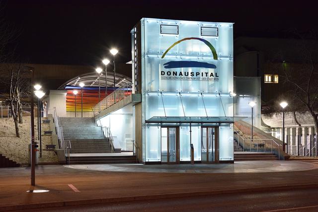 Im Donauspital werden Corona-Patienten stationär aufgenommen.  | Foto: Wikipedia