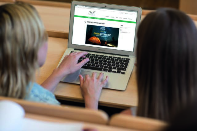 Am 25. April von 9:00 Uhr bis 15:30 Uhr findet der Open House der Fachhochschule (FH) Kufstein Tirol erstmalig virtuell statt.  | Foto: FH Kufstein 