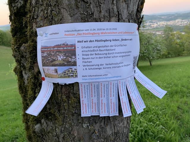 Die Initiative wird von Pöstlingberg-Bewohnern aus drei Gemeinden getragen. | Foto: privat