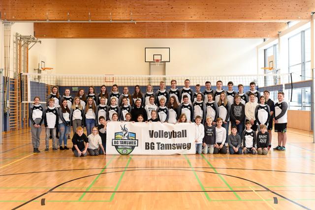 Der Nachwuchs des Vereins "Volleyball BG Tamsweg".