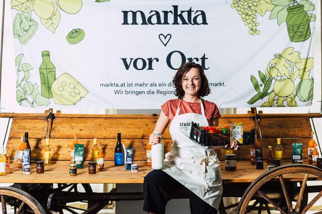 Theresa Imre von markta setzt nicht erst seit der Coronakrise auf den Onlinehandel.