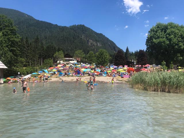 Das Strandbad Stockenboi am Weißensee | Foto: Alexandra Wrann