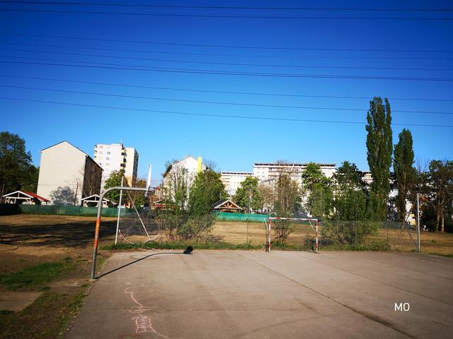 Blick auf das Areal für die neuen Sportanlagen Grünanger