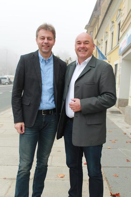 Das Stadträte-Duo der FPÖ Völkermarkt: Hans Steinacher (links) und Gerald Grebenjak | Foto: WOCHE