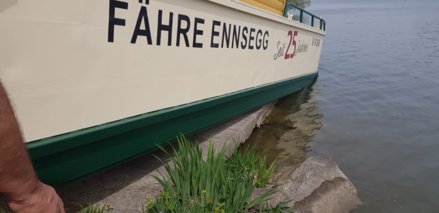 Ab Mai wieder aktiv - Donauradfähre Ennsegg | Foto: TV Enns