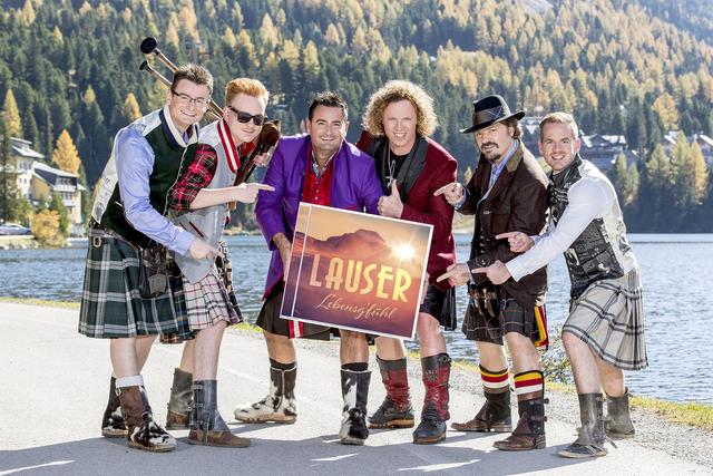 Seit Jahren erfolgreich unterwegs. Die Lauser mit ihren "Kilts" und neuer CD "Lebensg'fühl". | Foto: privat