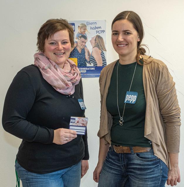 Vom pepp-Team im Lungau: Still- und Ernährungsberaterin Nicole Hinterberger mit Sozialpädagogin Petra Schweiger.