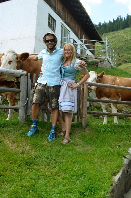 Andreas Dengg und Sandra Peitli haben 2019 erstmals eine Hütte bewirtschaftet – und wollen das auch in den nächsten Jahren weiterführen. | Foto: Peitli
