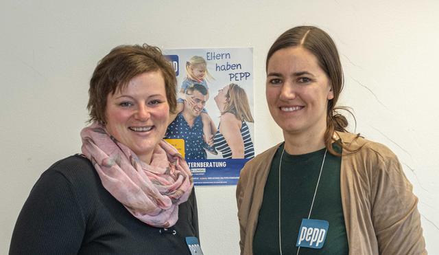 Vom pepp-Team im Lungau: Still- und Ernährungsberaterin Nicole Hinterberger mit Sozialpädagogin Petra Schweiger.