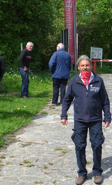 Fährmann, Kapitän Alois Lengauer, hatte zum Start in die neue Saison Dienst. | Foto: Mauthausen Tourismus