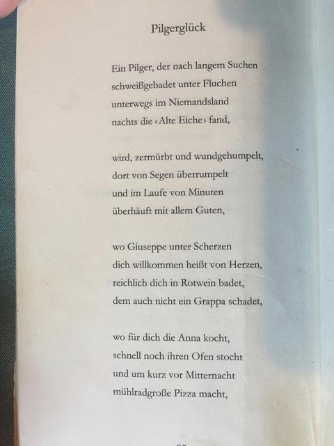 Pilgerglück, ein Gedicht von Pino (Seite 1)