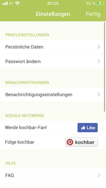 App-Tipp der Woche: Unser App-Tipp der Woche "Kochbar" ist eine umfangreiche Rezeptsammlung. Jeden Tag gibt es neue Rezeptvorschläge. Zusätzlich punktet die App mit eigenen Kategorien für saisonale Rezepte. | Foto: Screenshot