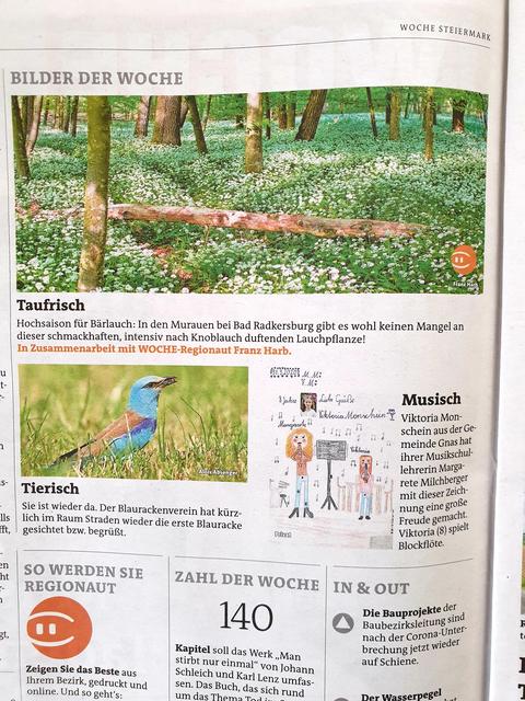 Ach ja, für diese Veröffentlichung meines Bärlauch Fotos möchte ich mich auch noch bedanken!  | Foto: Copyright by Franz Harb 