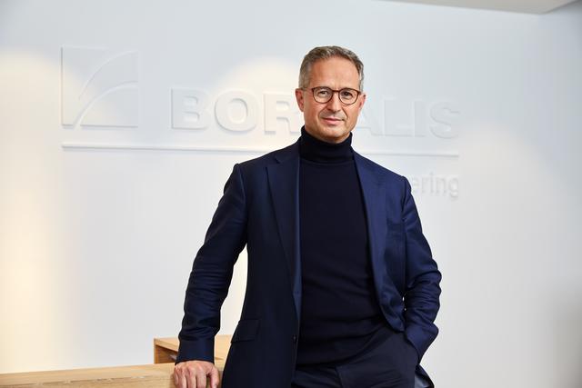 Borealis-Vorstandsvorsitzender Alfred Stern informiert über die aktuellen Pläne des Unternehmens während der Corona-Pandemie. | Foto: Borealis