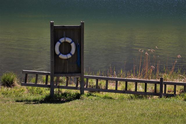 Rettungsring und Leiter? am Laudachsee... 