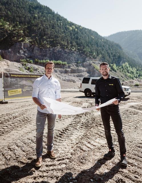 Markus Neumayr und Manfred Pfeiffenberger freuen sich über das gemeinsame Projekt.